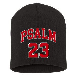 Psalm 23  Retro Sneakerhead Christian Bible Jesus Short Acrylic Beanie