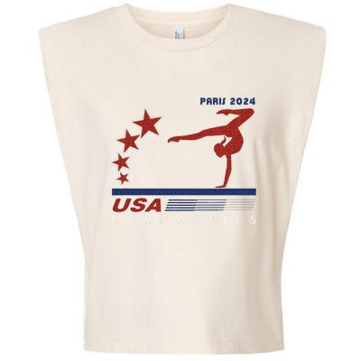 Paris 2024 Summer Games Gymnastics America Sports Garment-Dyed Women's Muscle Tee