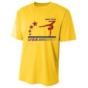 Paris 2024 Summer Games Gymnastics America Sports Performance Sprint T-Shirt