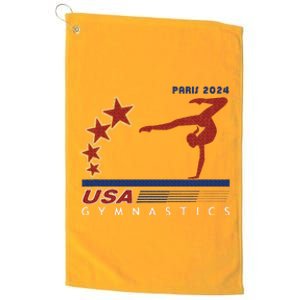 Paris 2024 Summer Games Gymnastics America Sports Platinum Collection Golf Towel