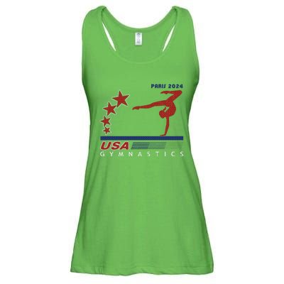 Paris 2024 Summer Games Gymnastics America Sports Ladies Essential Flowy Tank