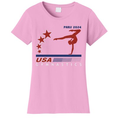 Paris 2024 Summer Games Gymnastics America Sports Women's T-Shirt