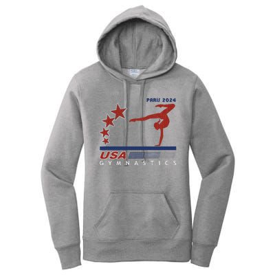 Paris 2024 Summer Games Gymnastics America Sports Women's Pullover Hoodie