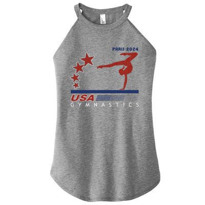 Paris 2024 Summer Games Gymnastics America Sports Women's Perfect Tri Rocker Tank