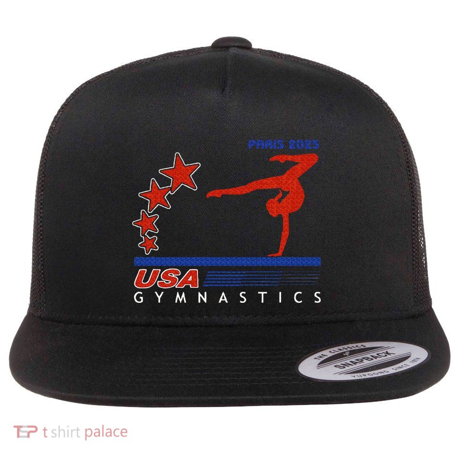 Paris 2025 Summer Games Gymnastics America Sports Flatbill Hat