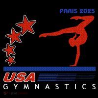 Paris 2025 Summer Games Gymnastics America Sports Flatbill Hat