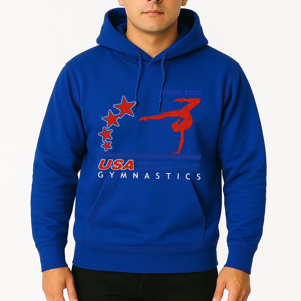 Paris 2025 Summer Games Gymnastics America Sports Hoodie