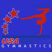 Paris 2025 Summer Games Gymnastics America Sports T-Shirt