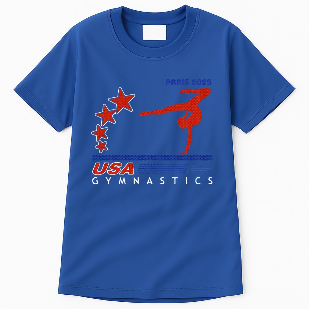 Paris 2025 Summer Games Gymnastics America Sports Tall T-Shirt