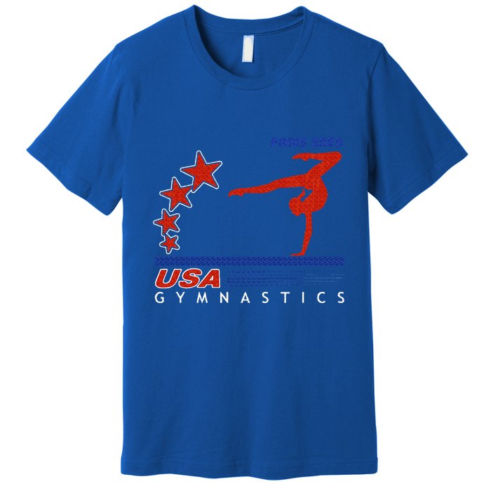 Paris 2025 Summer Games Gymnastics America Sports Premium T-Shirt