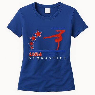 Paris 2025 Summer Games Gymnastics America Sports Womens T-Shirt
