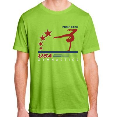 Paris 2024 Summer Games Gymnastics America Sports Adult ChromaSoft Performance T-Shirt