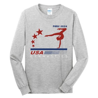 Paris 2024 Summer Games Gymnastics America Sports Tall Long Sleeve T-Shirt