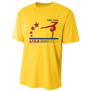 Paris 2024 Summer Games Gymnastics America Sports Performance Sprint T-Shirt