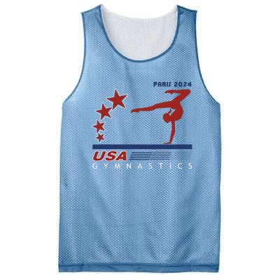 Paris 2024 Summer Games Gymnastics America Sports Mesh Reversible Basketball Jersey Tank