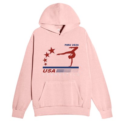 Paris 2024 Summer Games Gymnastics America Sports Urban Pullover Hoodie