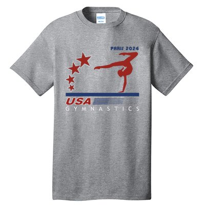 Paris 2024 Summer Games Gymnastics America Sports Tall T-Shirt