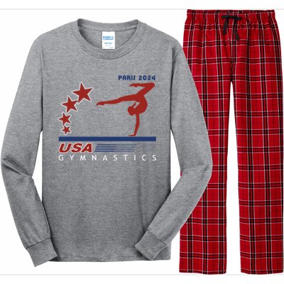 Paris 2024 Summer Games Gymnastics America Sports Long Sleeve Pajama Set