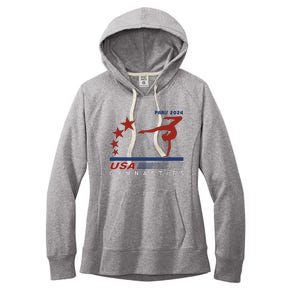 Paris 2024 Summer Games Gymnastics America Sports Women's Fleece Hoodie