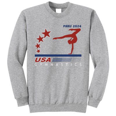 Paris 2024 Summer Games Gymnastics America Sports Tall Sweatshirt