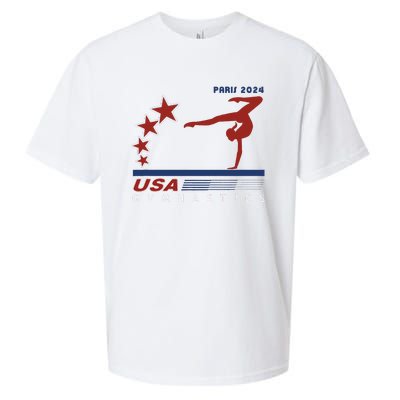 Paris 2024 Summer Games Gymnastics America Sports Sueded Cloud Jersey T-Shirt