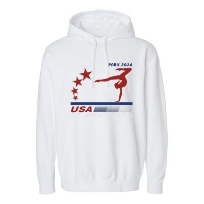 Paris 2024 Summer Games Gymnastics America Sports Garment-Dyed Fleece Hoodie