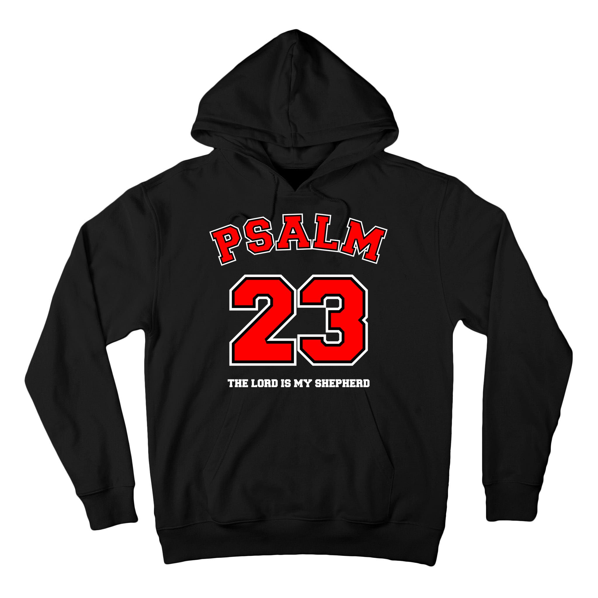Psalm 23 The Lord Is My Shepherd Bible Verse Christian Jersey Tall Hoodie