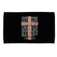 Psalm 23 The Book Of Psalms 2314 The Lord Is My Shepherd Microfiber Hand Towel
