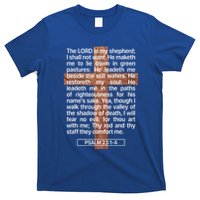 Psalm 23 The Book Of Psalms 2314 The Lord Is My Shepherd T-Shirt