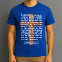 Psalm 23 The Book Of Psalms 2314 The Lord Is My Shepherd T-Shirt