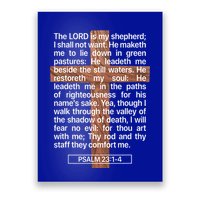 Psalm 23 The Book Of Psalms 2314 The Lord Is My Shepherd Poster