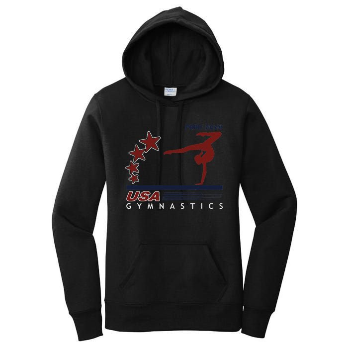 Paris 2024 T.E.A.M U.S.A Gymnastics Support Women's Pullover Hoodie