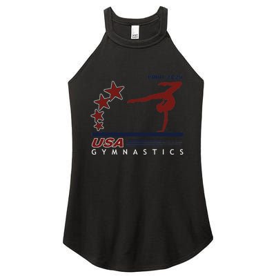 Paris 2024 T.E.A.M U.S.A Gymnastics Support Women's Perfect Tri Rocker Tank