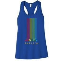 Paris 2024 Vintage Women's Racerback Tank