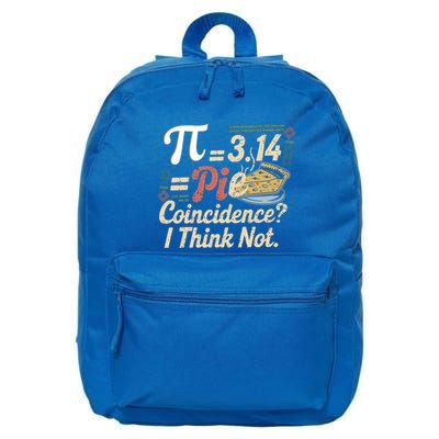 Pi 3 14 = Pie Coincidence ?I Think Not Math Funny Math Lover Gift 16 in Basic Backpack