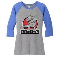 Pi 3 14 Number Symbol For Math Teacher Pigiftrex Gift Women's Tri-Blend 3/4-Sleeve Raglan Shirt