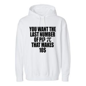 Pi 3 14 Number Symbol For Math Teacher Great Gift Garment-Dyed Fleece Hoodie