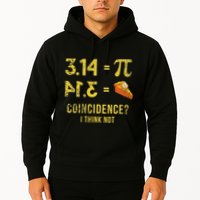 Pi 3 14 = Pie Coincidence I Think Not Math Pun Hoodie