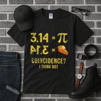 Pi 3 14 = Pie Coincidence I Think Not Math Pun Tall T-Shirt