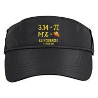 Pi 3 14 = Pie Coincidence I Think Not Math Pun Adult Drive Performance Visor