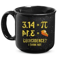 Pi 3 14 = Pie Coincidence I Think Not Math Pun 15oz Campfire Ceramic Mug