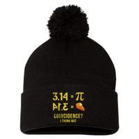 Pi 3 14 = Pie Coincidence I Think Not Math Pun Pom Pom 12in Knit Beanie