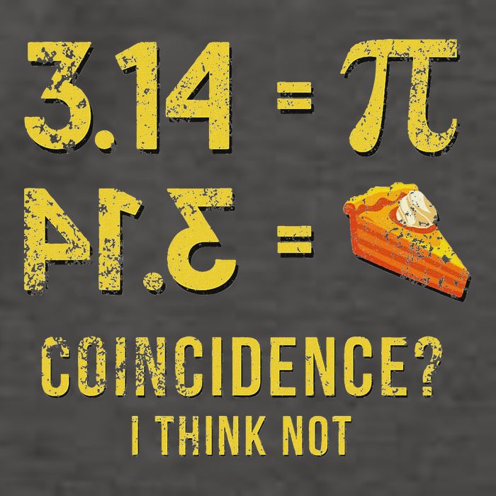 Pi 3 14 = Pie Coincidence I Think Not Math Pun Vector Backpack