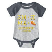 Pi 3 14 = Pie Coincidence I Think Not Math Pun Infant Baby Jersey Bodysuit