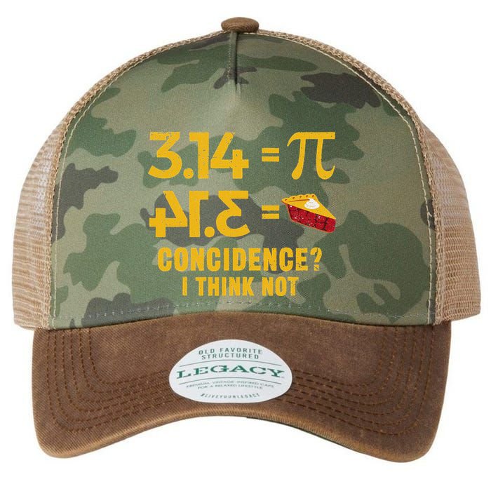 Pi 3 14 = Pie Coincidence I Think Not Math Pun Legacy Tie Dye Trucker Hat