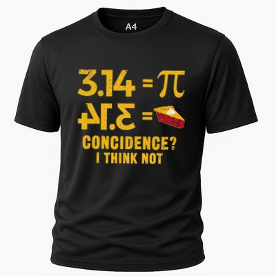 Pi 3 14 = Pie Coincidence I Think Not Math Pun Performance Shirt