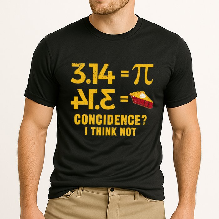 Pi 3 14 = Pie Coincidence I Think Not Math Pun Performance Shirt