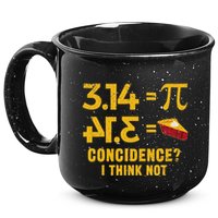 Pi 3 14 = Pie Coincidence I Think Not Math Pun 15oz Campfire Ceramic Mug