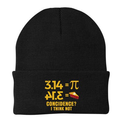 Pi 3 14 = Pie Coincidence I Think Not Math Pun Beanie