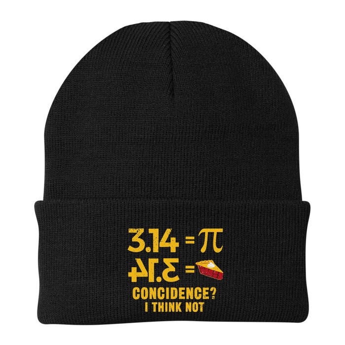 Pi 3 14 = Pie Coincidence I Think Not Math Pun Beanie